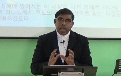 온누리M센터 2018년 3월 25일 스리랑카 주일 예배 설교